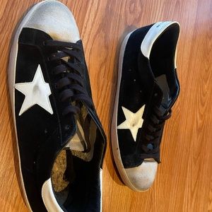 Golden Goose Super Star Mens Sneaker Black & White